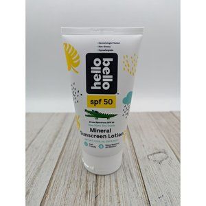 Hello Bello Mineral SPF 50 Sunscreen Lotion 5 oz ea Exp 04/2025